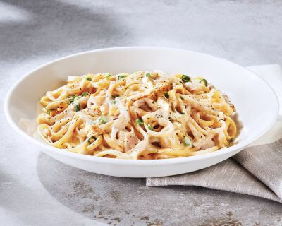 LINGUINE ALFREDO WITH CHICKEN